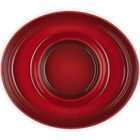 Stoneware Chip and Dip PlatterCerise image number 4