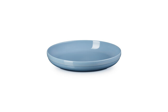 Stoneware Coupe Pasta BowlChambray image number 1