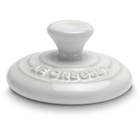 Le Creuset Stoneware Round Magnet WhiteWhite image number 1