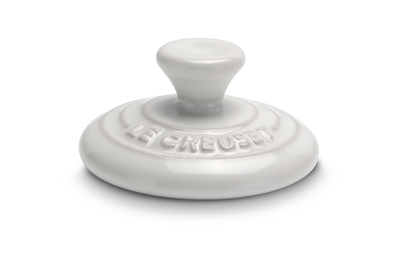 Le Creuset Stoneware Round Magnet White