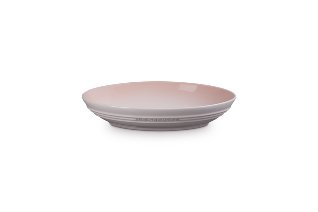 Stoneware Manila Oval BowlShell Pink image number 1