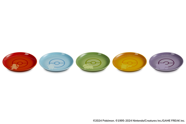 Pokémon Set of 5 Sphere Plates image number 4