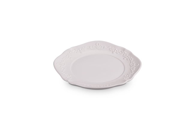 Le Creuset Stoneware Eternity Lace Plate Border Relief 22cm image number 2