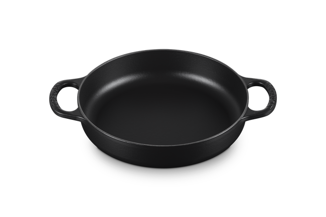Le Creuset Cast Iron Signature Everyday Pan 28cm Matte BlackMatte Black image number 2
