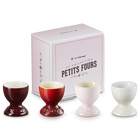 Stoneware Petits Fours Set of 4 Egg Cups image number 1