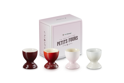 Stoneware Petits Fours Set of 4 Egg Cups