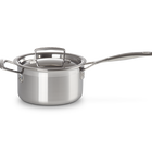 3-ply Stainless Steel Saucepan with Lid & Helper Handle image number 1