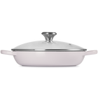 Le Creuset Cast Iron Signature Shallow Casserole with GlaStainless Steel Lid 26cm ShallotShallot image number 3
