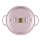 Le Creuset Cast Iron Signature Stew Pot 22cm Chiffon PinkChiffon Pink image number 5