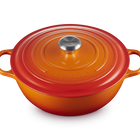 Le Creuset Cast Iron Signature Soup Pot 26cm FlameFlame image number 2