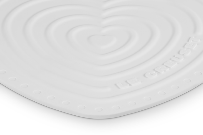 Silicone Heart Hot PadWhite image number 2