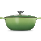 Le Creuset Cast Iron Signature Soup Pot 26cm Bamboo GreenBamboo image number 3