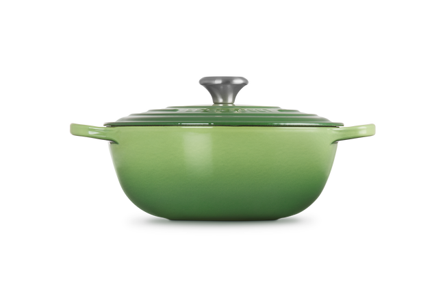 Le Creuset Cast Iron Signature Soup Pot 26cm Bamboo GreenBamboo image number 3