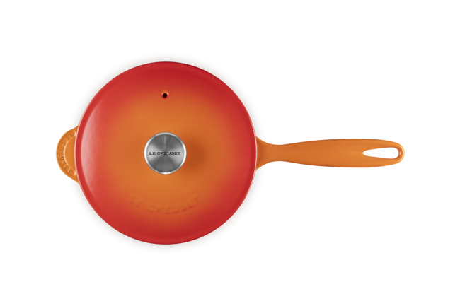 Le Creuset Cast Iron Classic Saucier Pan 21cm FlameFlame image number 3