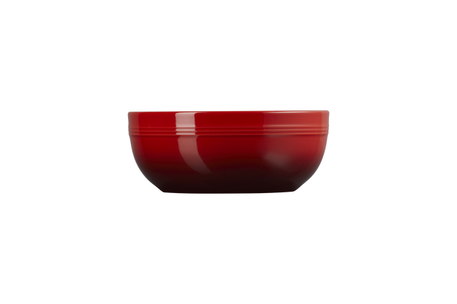 Stoneware Coupe Serving BowlCerise image number 4