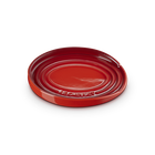 Stoneware Oval Spoon RestCerise image number 1