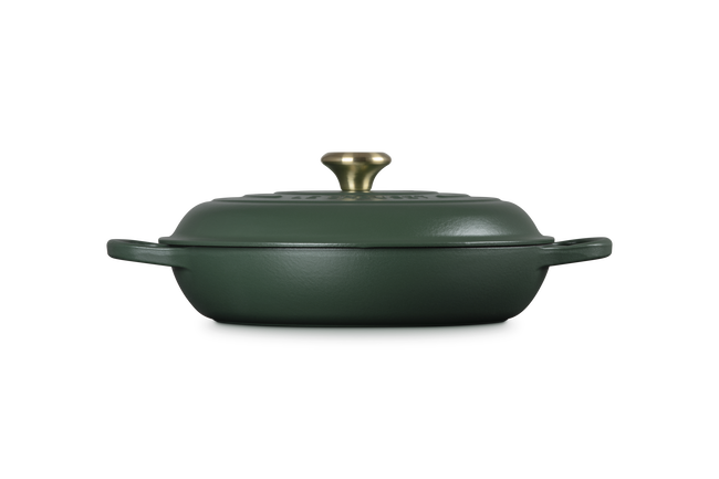 Le Creuset Cast Iron Signature Shallow Casserole For&ecirc;tFor&ecirc;t image number 3