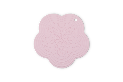 Silicone Flower Trivet Pink