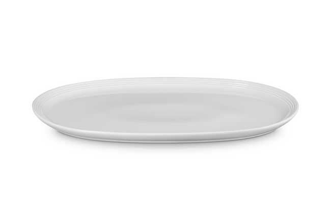Stoneware Coupe Serving PlatterWhite image number 1