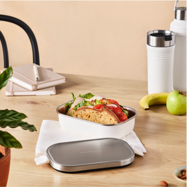 Le Creuset On The Go Lunch Box 900ml CottonCotton image number 7
