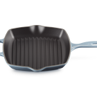 Le Creuset Cast Iron Signature Square Skillet Grill 26cm ChambrayChambray image number 2