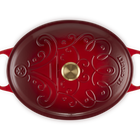 Cast Iron Signature Santa Oval Casserole image number 4