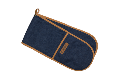 Double Oven Glove Denim Blue