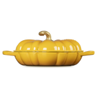 Le Creuset Cast Iron Signature Pumpkin Shallow Casserole 28cm NectarNectar image number 3
