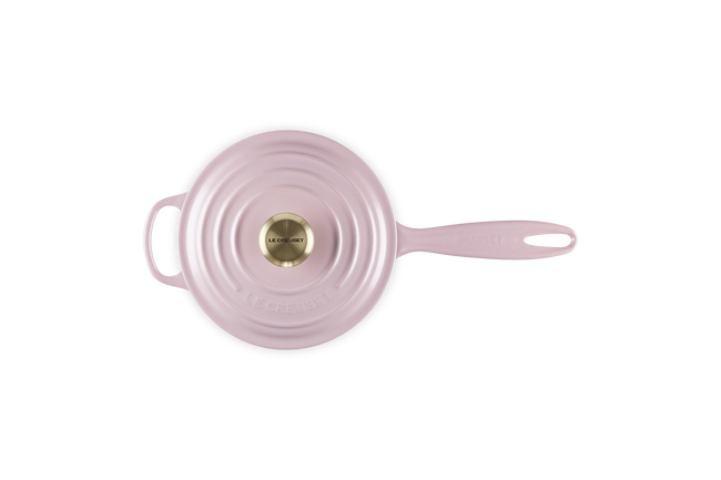 Cast Iron Signature SaucepanChiffon Pink image number 4