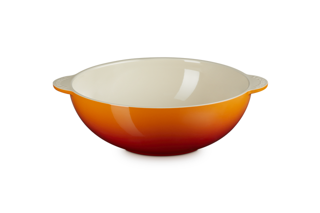 Stoneware Signature Round Serving Bowl with LidFlame image number 2