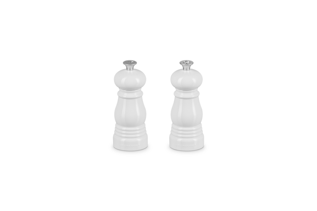 Mini Salt & Pepper Mill SetWhite image number 1