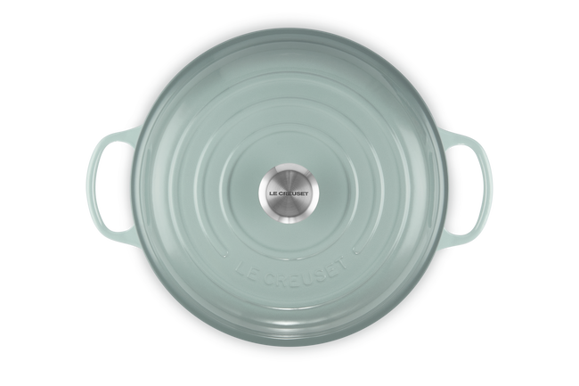 Cast Iron Signature Shallow CasseroleSea Salt image number 4