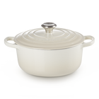 Cast Iron Signature Round CasseroleMeringue image number 1