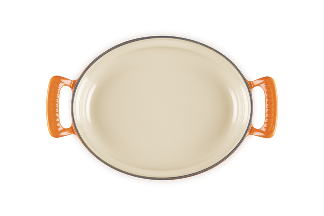 Le Creuset Cast Iron Modern Heritage Oval Casserole Baker 28cm FlameFlame image number 3