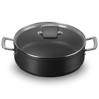 Toughened Non-Stick Sauteuse with Glass Lid image number 2