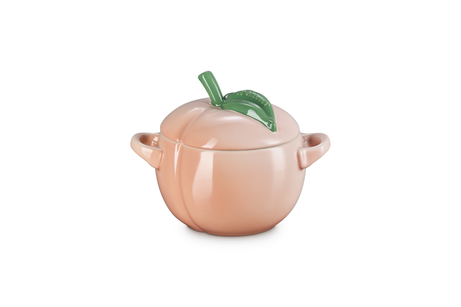 Le Creuset Stoneware Peach Fruit Mini Cocotte 580ml P&ecirc;che image number 1