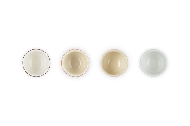 Stoneware Petits Fours Set of 4 Egg Cups image number 6