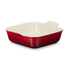 Stoneware Heritage Square DishCerise image number 5
