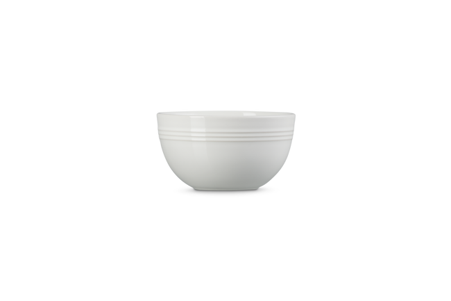 Stoneware Coupe Snack BowlWhite image number 3
