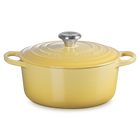 Cast Iron Signature Round CasseroleChamomile image number 1