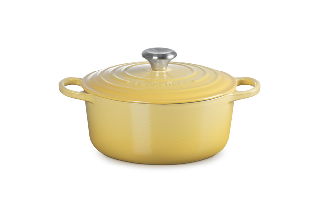 Cast Iron Signature Round CasseroleChamomile image number 1