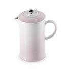 Le Creuset Stoneware Coffee Press 1L Shell PinkShell Pink image number 2