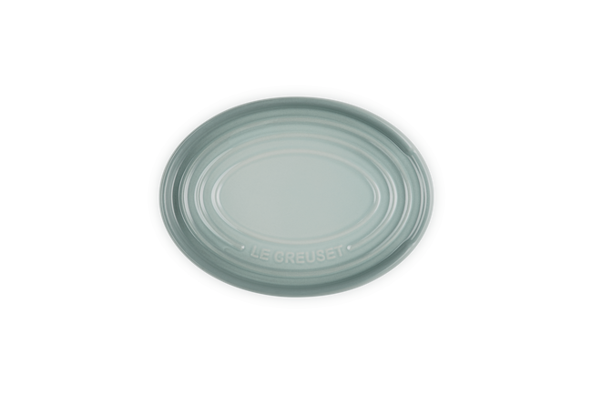Stoneware Oval Spoon RestSea Salt image number 4