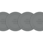 Silicone Set of 4 Coasters 1925 DesignFlint image number 1