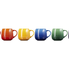 Stoneware Rainbow Set of 6 Coupe Mugs image number 4