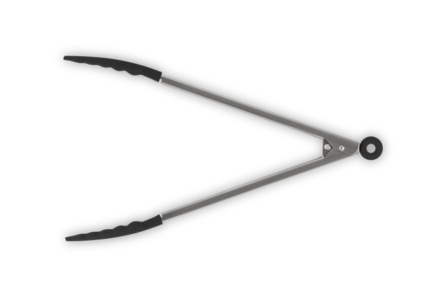Tongs with Silicone TipMatte Black image number 4
