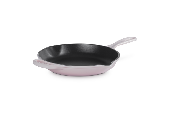 Le Creuset Cast Iron Signature Skillet 26cm Shell PinkShell Pink image number 5