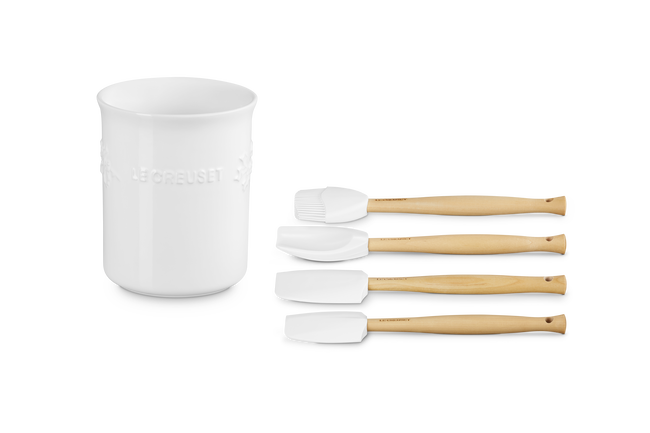 Holly 5-piece Utensil SetWhite image number 3