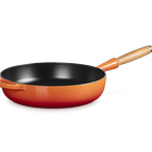 Cast Iron Signature Saute Pan with Wooden HandleFlame image number 5