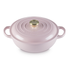 Le Creuset Cast Iron Signature Stew Pot 22cm Chiffon PinkChiffon Pink image number 2